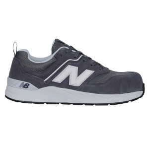 New Balance Elite Lite S1 Sicherheitsschuh, grau-weiß, Größe 40. Arbeitsschuh mit Fiberglas-Zehenkappe.