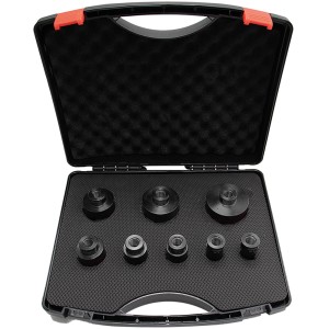 Medial Granit Bohrer Set, 8-teilig im schwarzen Koffer für Winkelschleifer.