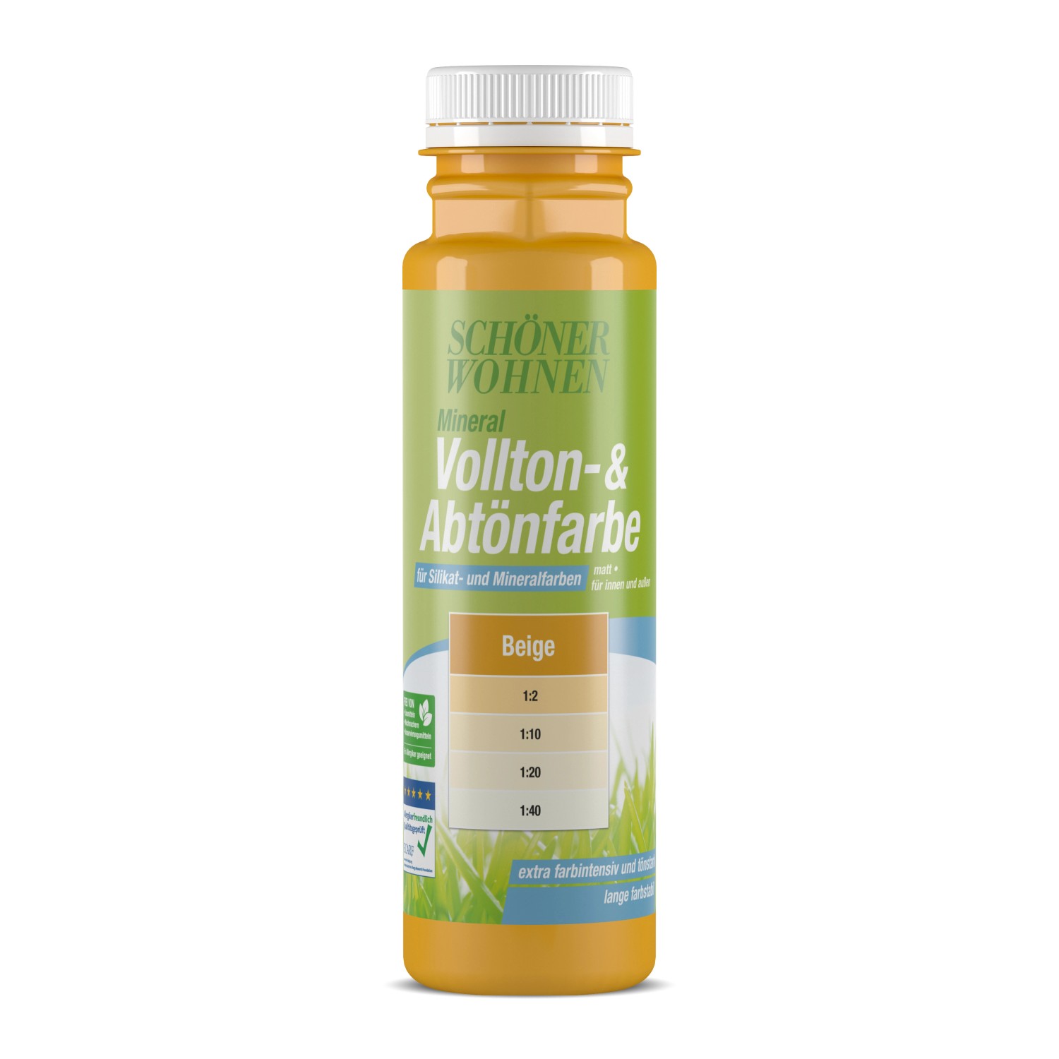 Schöner Wohnen Mineral Vollton- & Abtönfarbe Beige matt 250 ml
