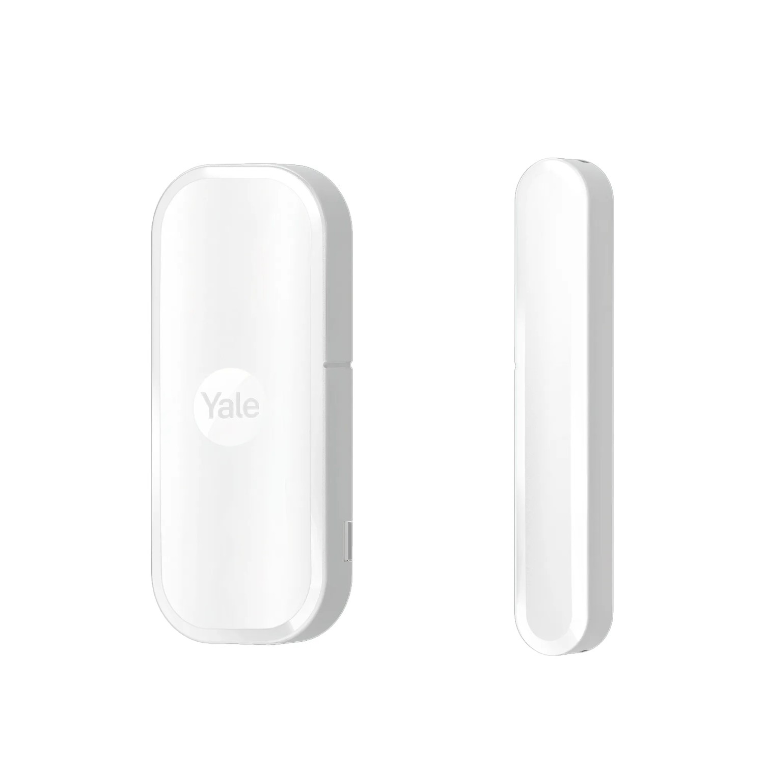 Yale Alarmanlage Fenster-/Türsensor, Teil des Smart Alarm Starterkits, weiße Ausführung.