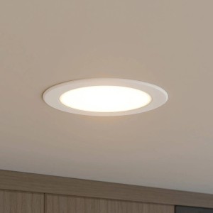 PRIOS LED Rida 9917006 Modern in Weiß aus Aluminium 1-flammig Badezimmerleuchte