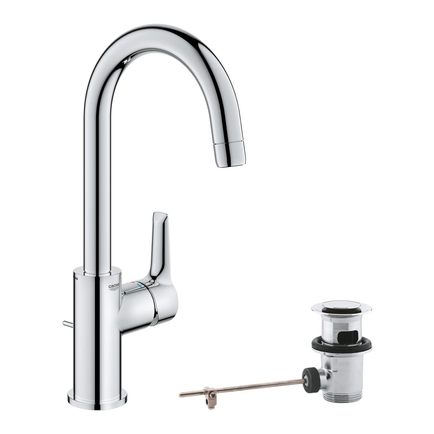 Grohe QuickFix Waschtischarmatur Einhebelmischer Start Alira Chrom L günstig online kaufen