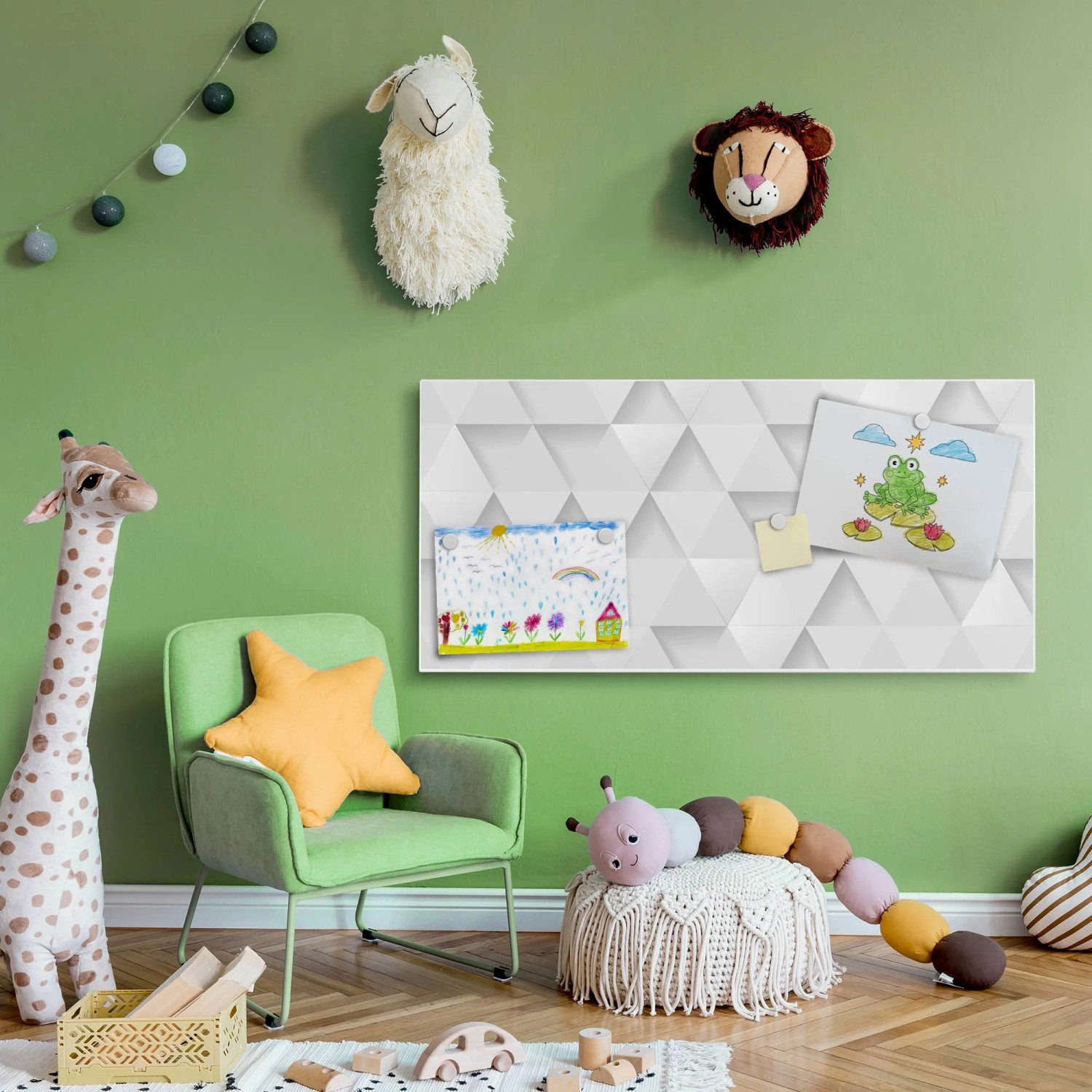 Banjado Glas Magnettafel 45x30cm – Stylische Magn Produktbild-Vorschau 1