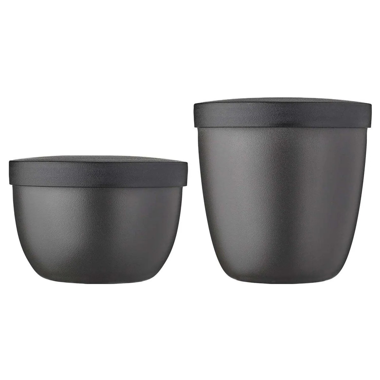 Mepal Ellipse Snackpot 350 & 500 ml 2er Set Nordic Black