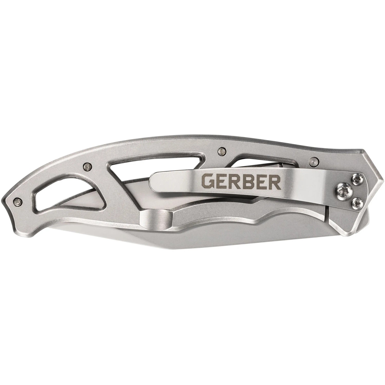 Gerber Paraframe I Klappmesser, 7,6 cm Klinge, Ganzstahl-Konstruktion mit Frame-Lock Verriegelung.