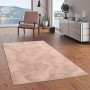 Pergamon Luxus Fellteppich Pearl Altrosa (160x230cm) im Wohnraum.