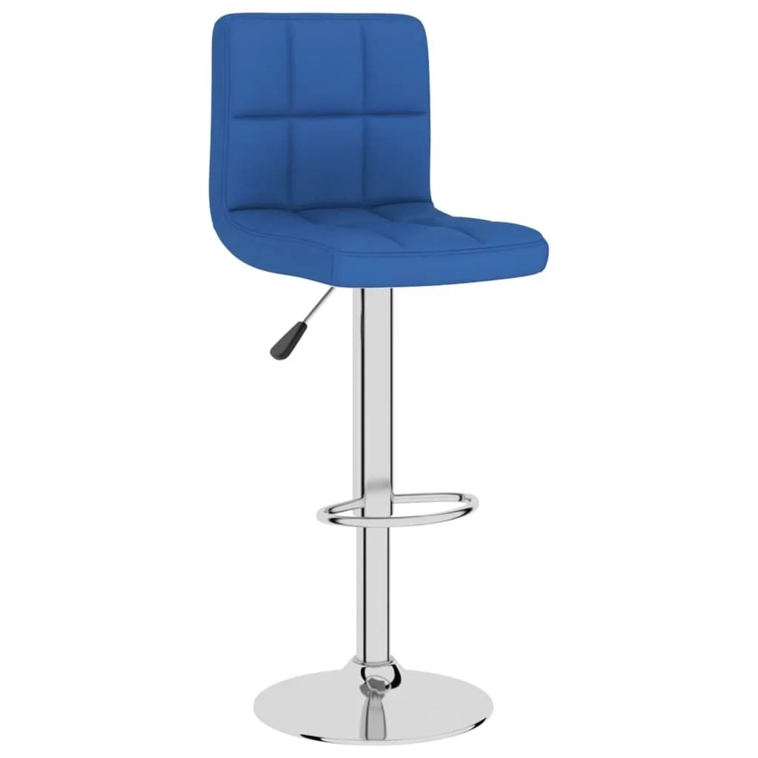 vidaXL Barhocker Blau Stoff 334233