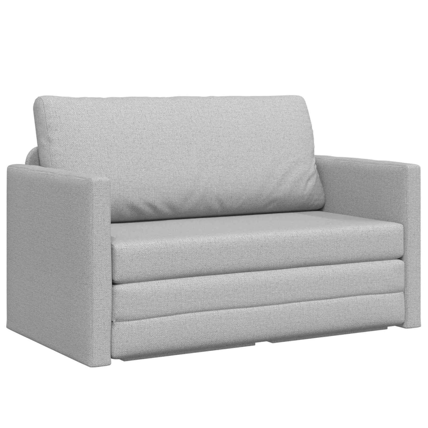 vidaXL Schlafsofa 110cm Wolkengrau Stoff 4106700