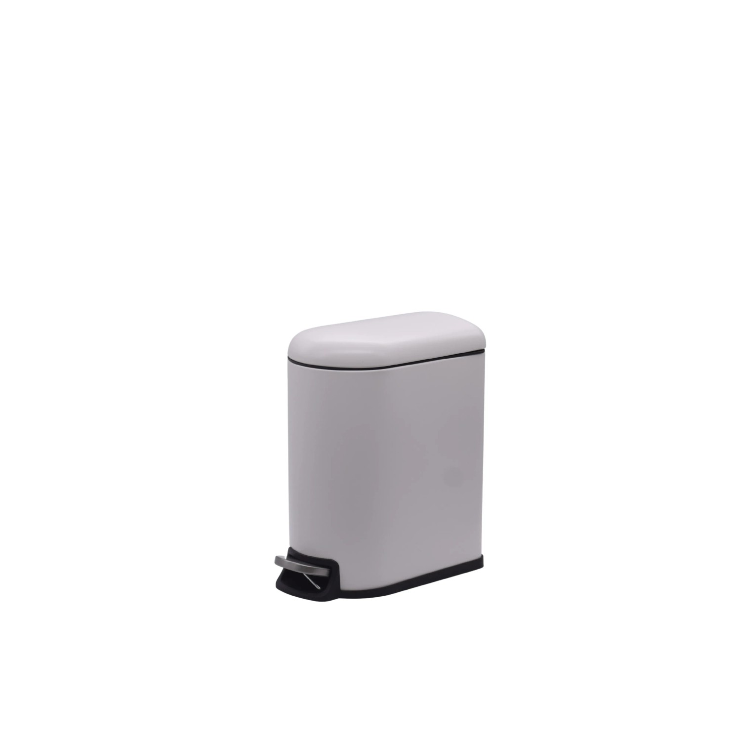 Euroshowers Kosmetikeimer Pedaleimer Classic Weiß 5 Liter
