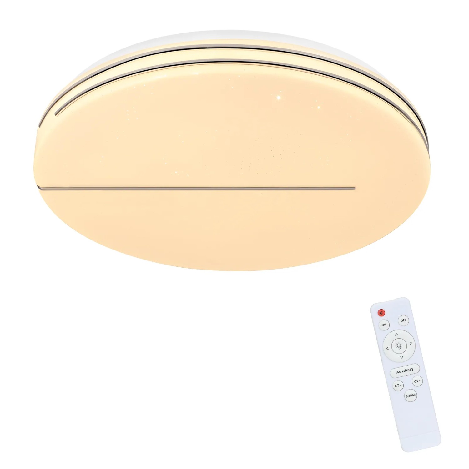 NETTLIFE LED Deckenleuchte aus Kunststoff L40cmWeiß