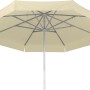 Schneider Jumbo Marktschirm, Ø 300 cm, Natur, mit Seilzug. Sonnenschirm für Garten und Terrasse.