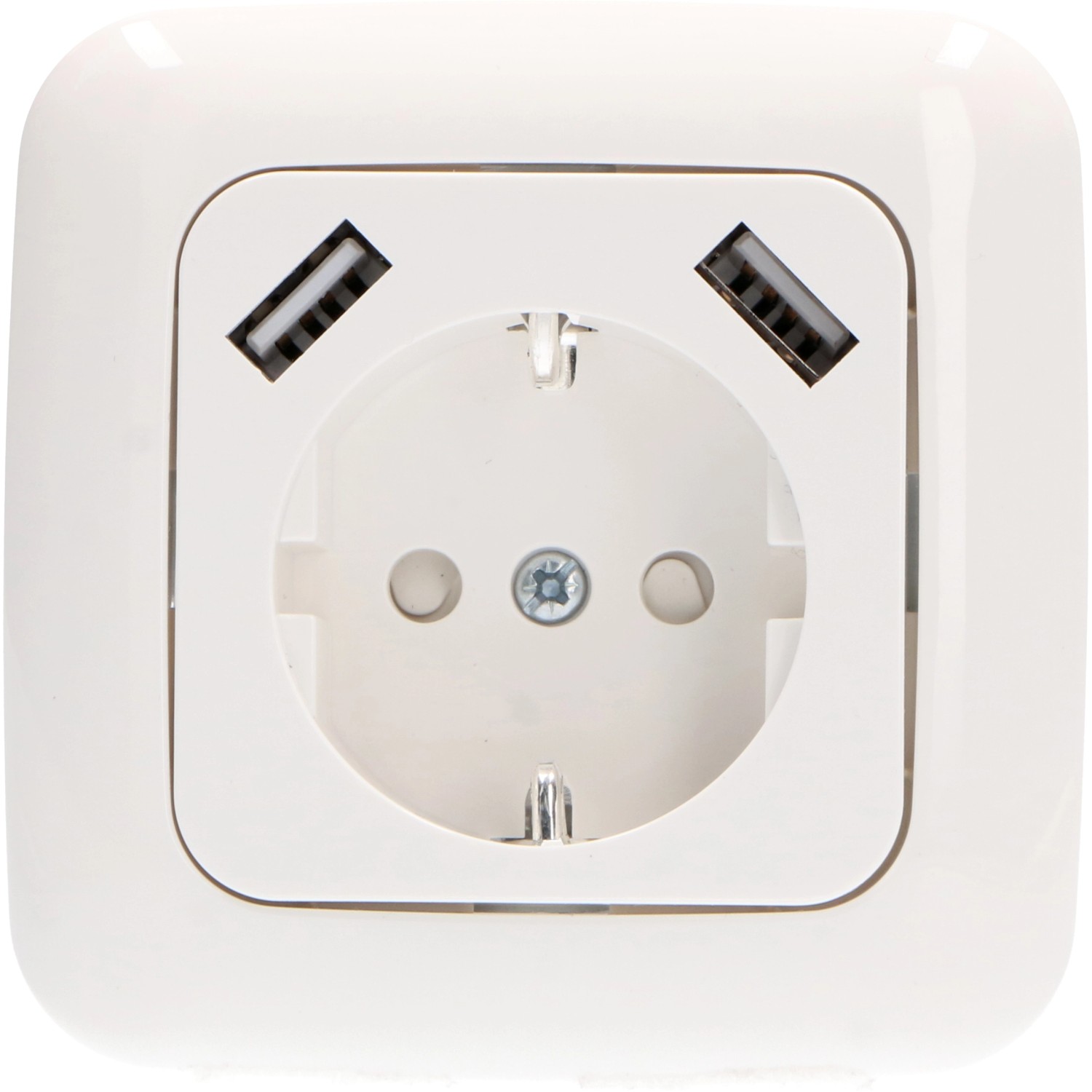 ProCharge Steckdoseneinsatz Reflex SI für ProCharge Steckdose 2xUSB A Weiß günstig online kaufen