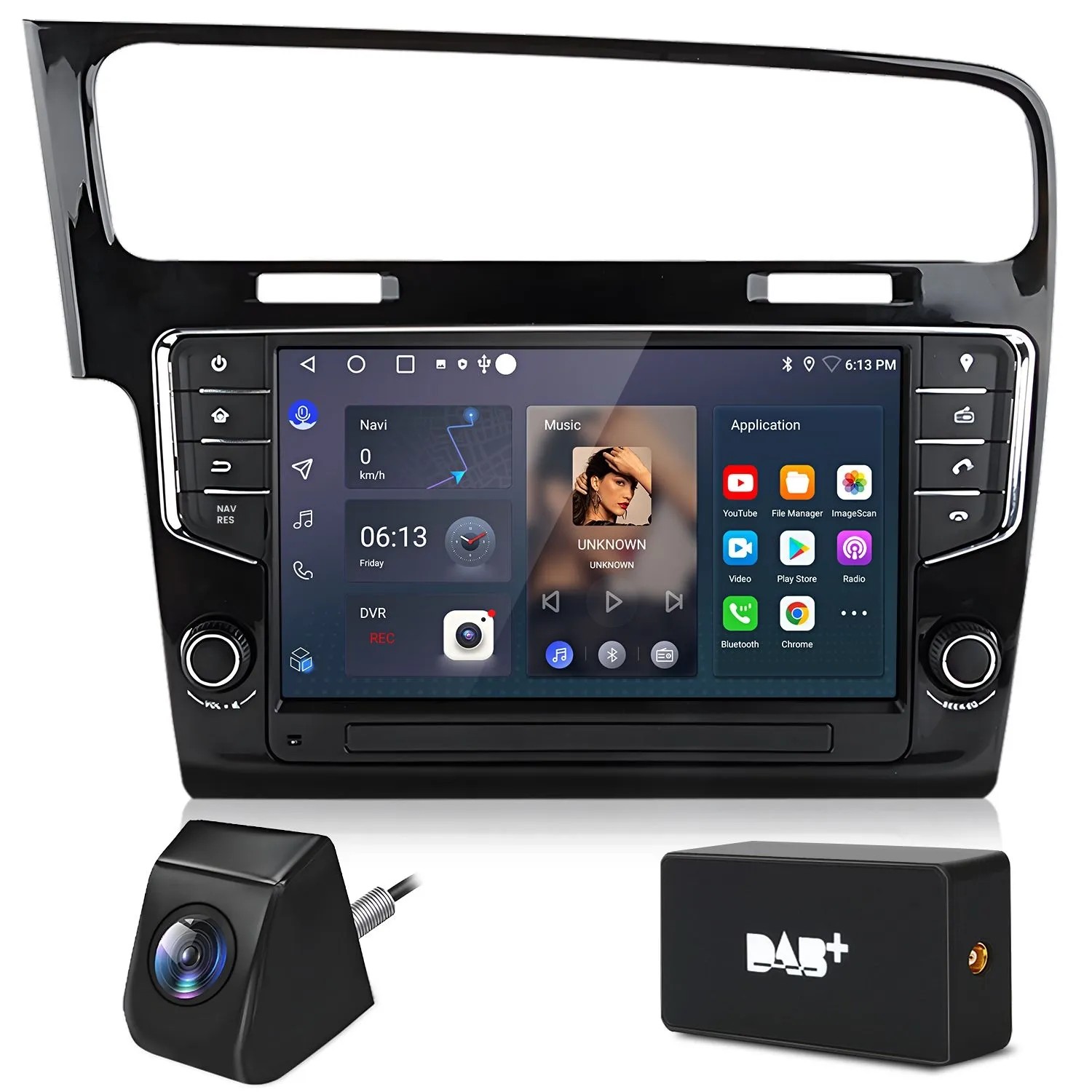 Junsun Autoradio Für VW Golf VII 2013-2017 Mit DAB+ Und Rückfahrkamera