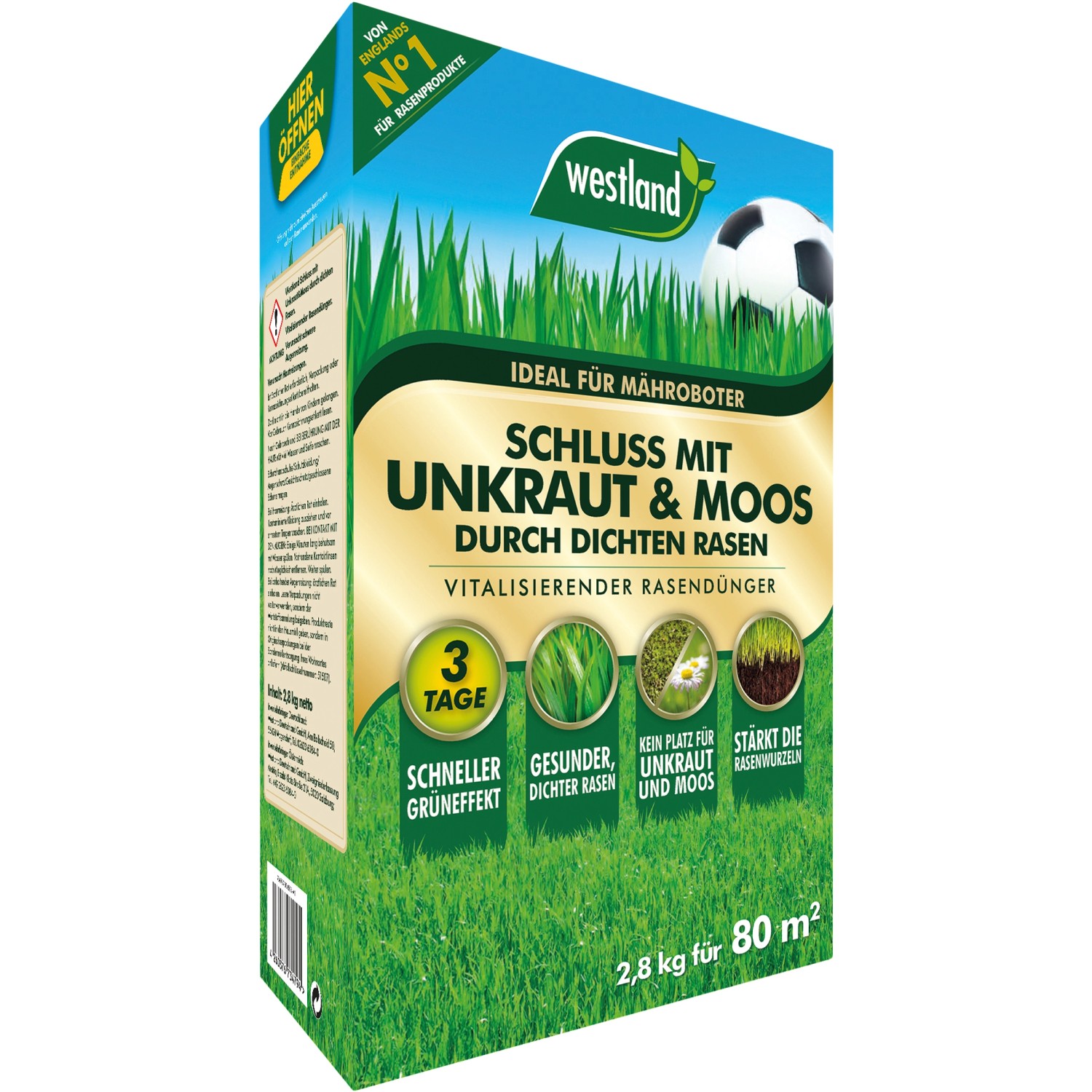 Westland Rasendünger Schluss mit Unkraut & Moos 2,8 kg für 80 m² günstig online kaufen