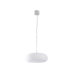 Lucande LED Smart Home Pendelleuchte Bolti 10020128 Dimmbar mit Leselampe Modern in Weiß 1-flammig Wohnzimmerleuchte