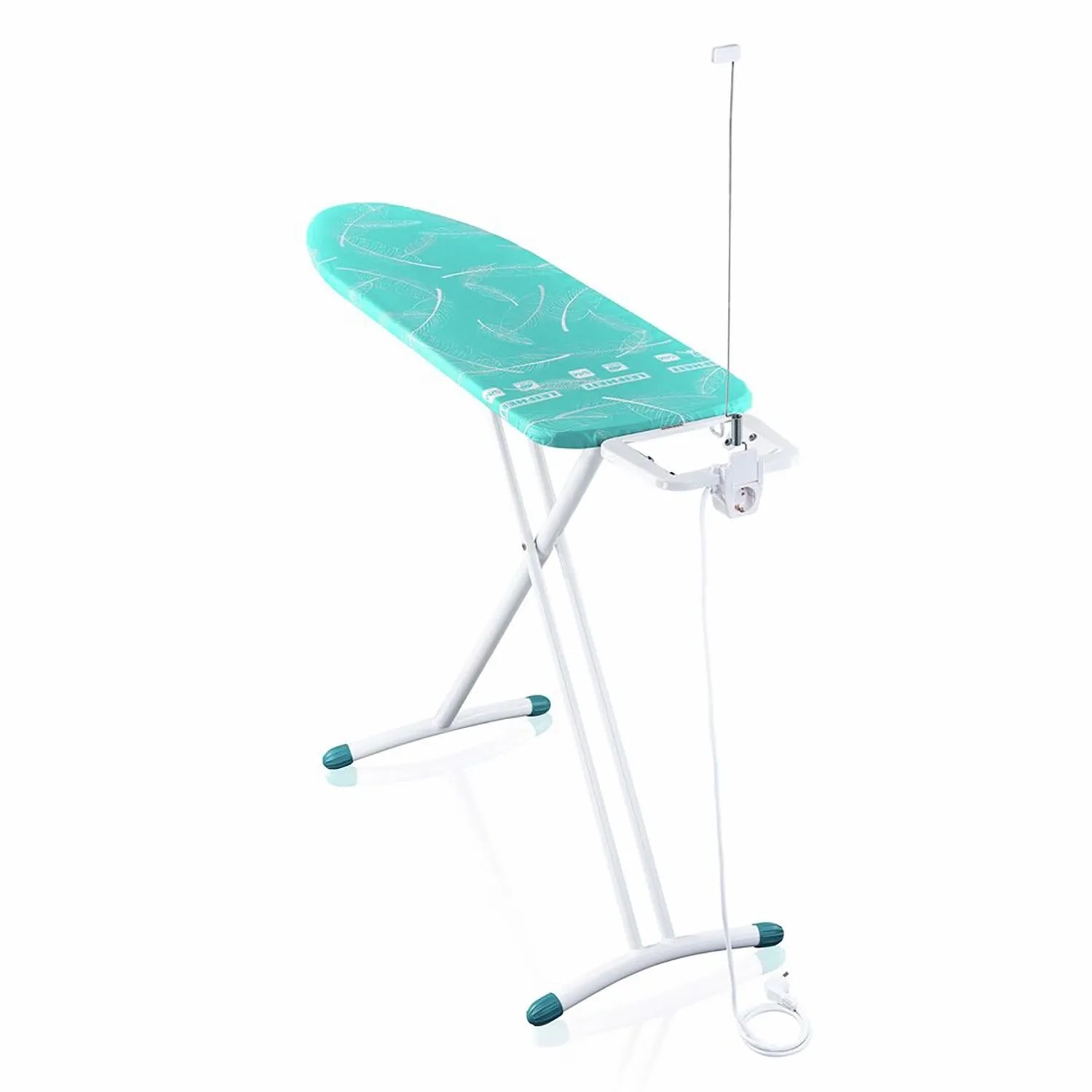 Leifheit Bügeltisch AirBoard M Solid Plus 120 cm x 38 cm Türkis-Weiß