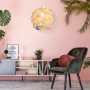 Irisierende Pendelleuchte Fora von Näve, florales Design, für Wohn- und Schlafzimmer.
