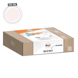 CREATE! by OBI DIY Farb-Set Porzellan Rosa (125 ml) im Karton mit Zubehör.