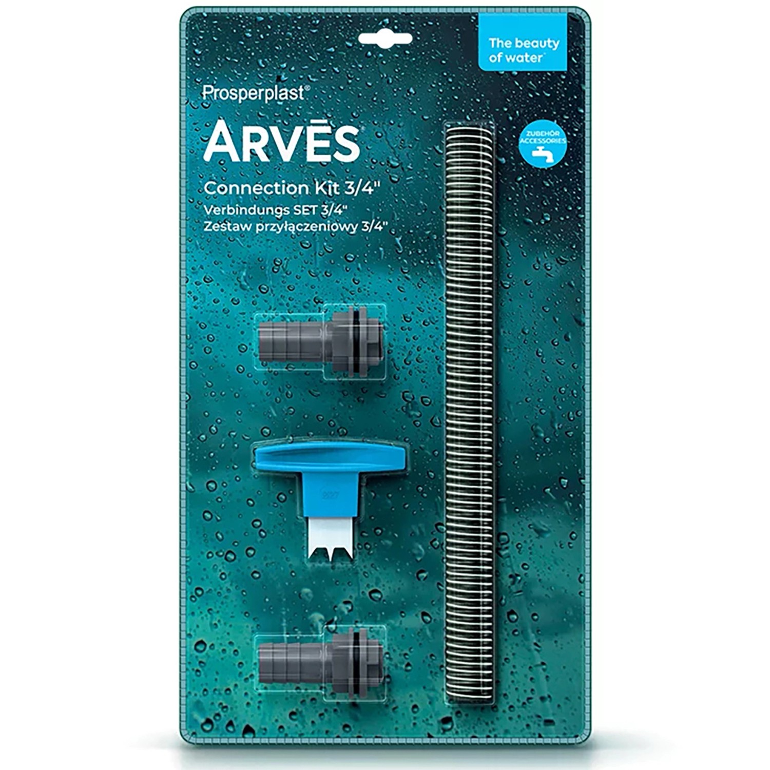 Arves Verbindungs Set 3/4'' (20 mm) Basalt