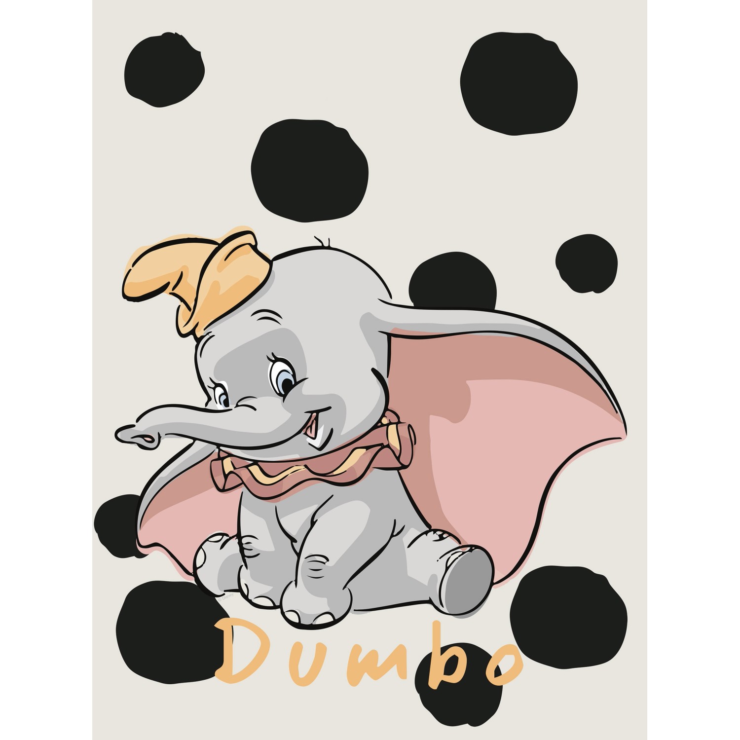 Komar Wandbild Dumbo Dots 30 x 40 cm