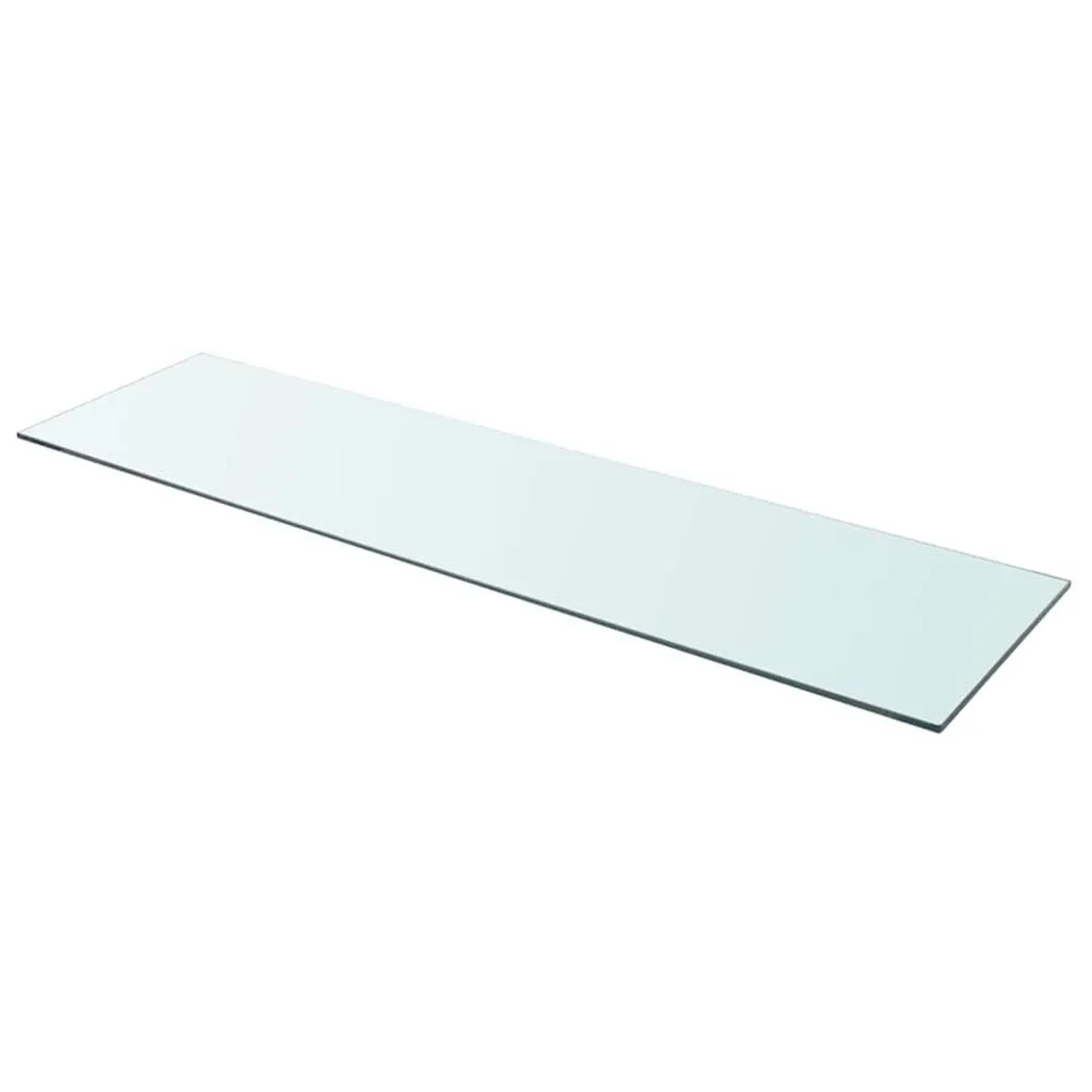 vidaXL Regalboden Glas Transparent 110x30 cm 243851