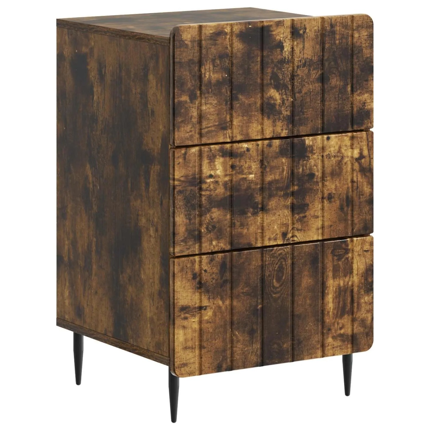 vidaXL Nachttisch Geräucherte Eiche 43 x 41 x 68 cm Holzwerkstoff 894330