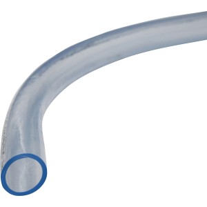 Fitt Glasklarschlauch, Ø 19 mm, transparent. Flexibler Gartenschlauch für Lebensmittel und Industrie.