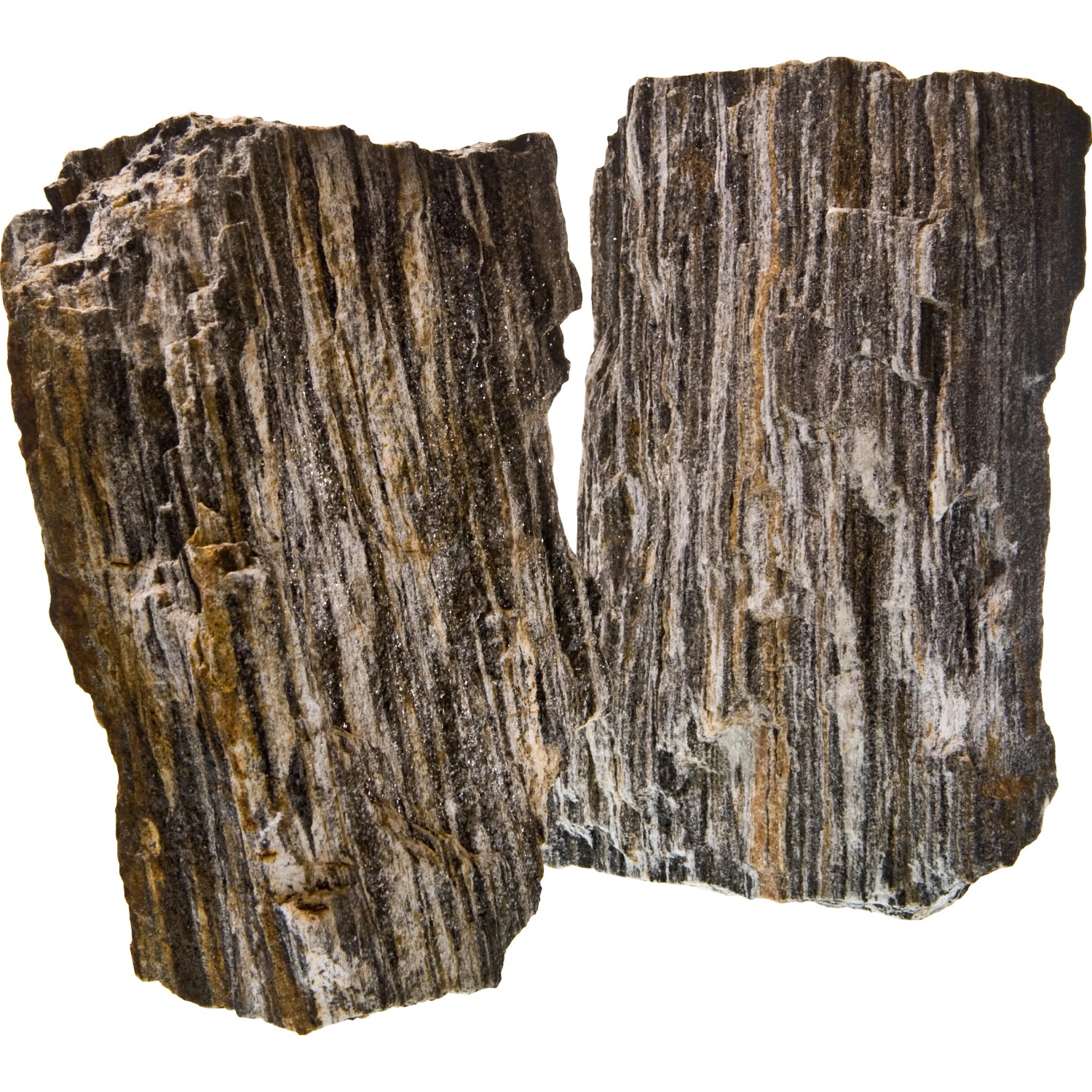 Glimmer Wood Rock für Aquarien Grau