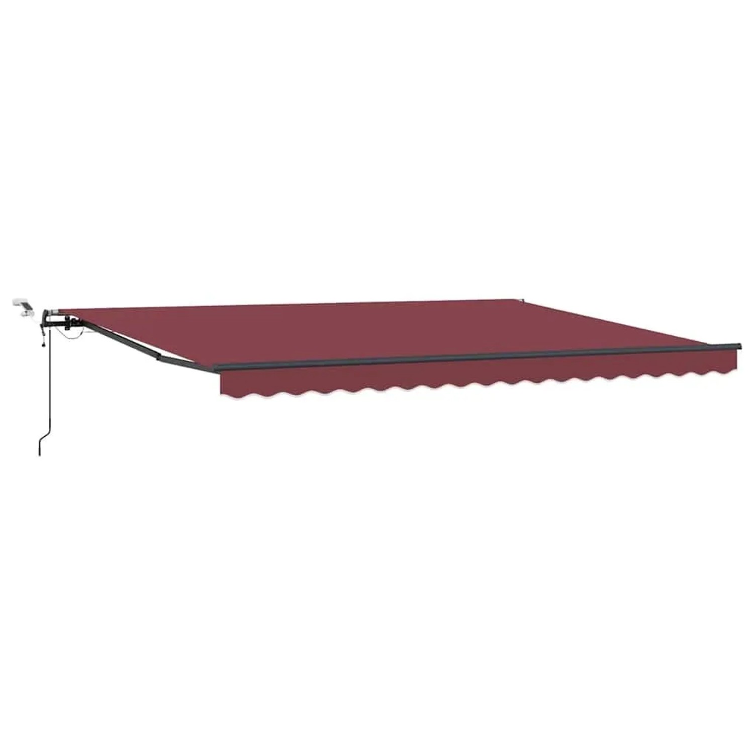 vidaXL Markise Automatisch mit LEDs Braun 450x300 cm 3310214