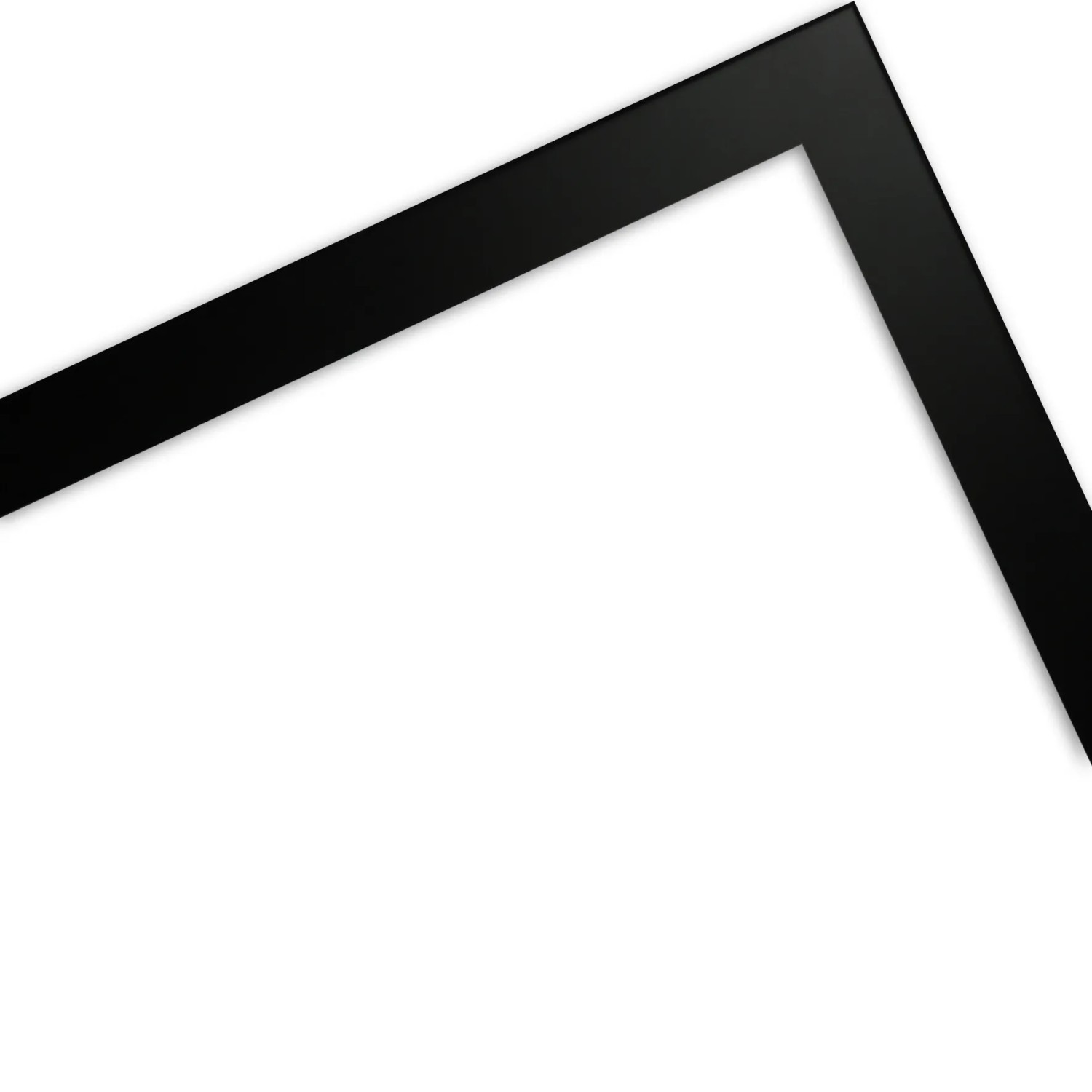 Schwarzer WANDStyle Bilderrahmen H950 aus Massivholz, 21x29,7 cm, im modernen Stil.