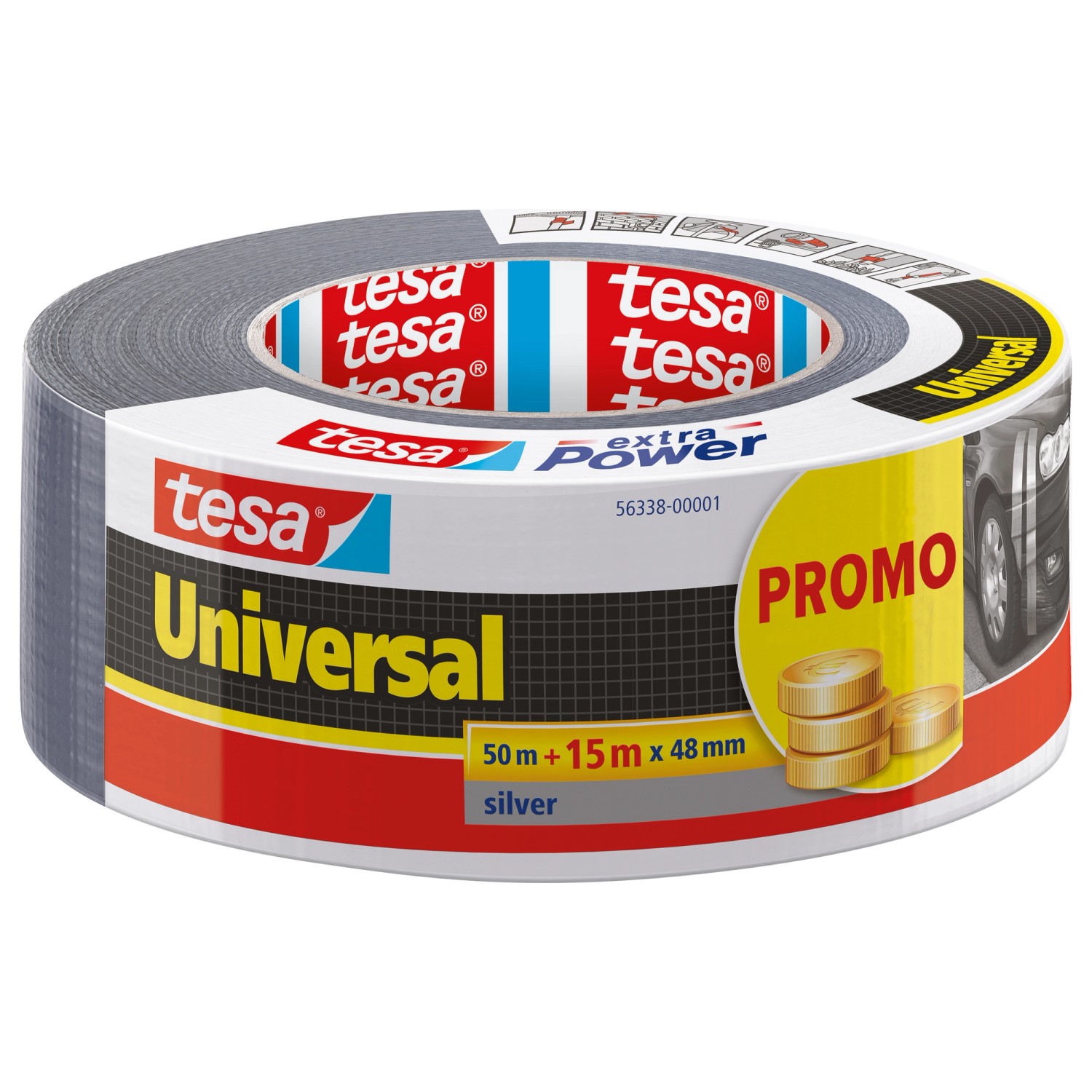 Tesa Reparaturband extra Power Universal L x B 65 m x 48 mm günstig online kaufen