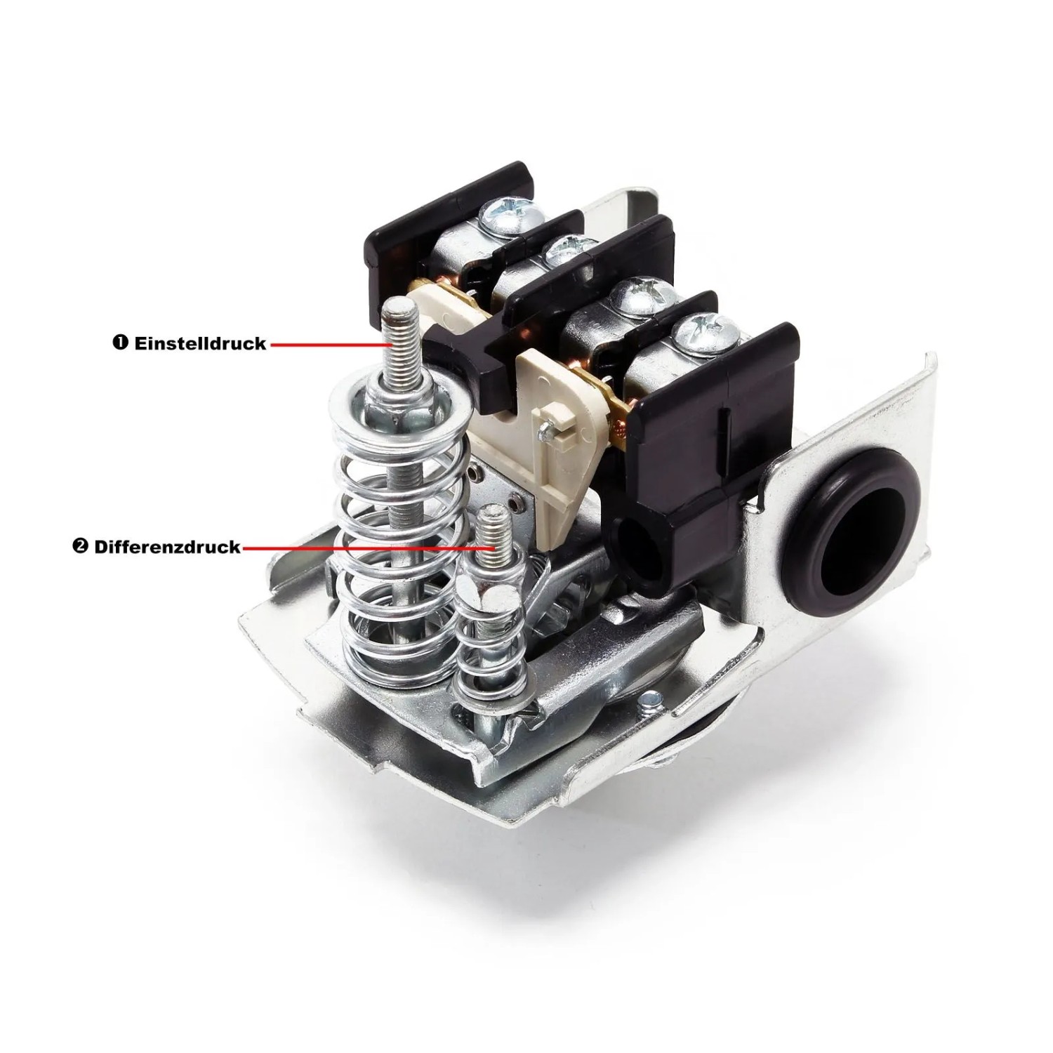 Wiltec Druckschalter Sk-2 230V 1-Phasig Druckwächter Hauswasserwerk Pumpen_5