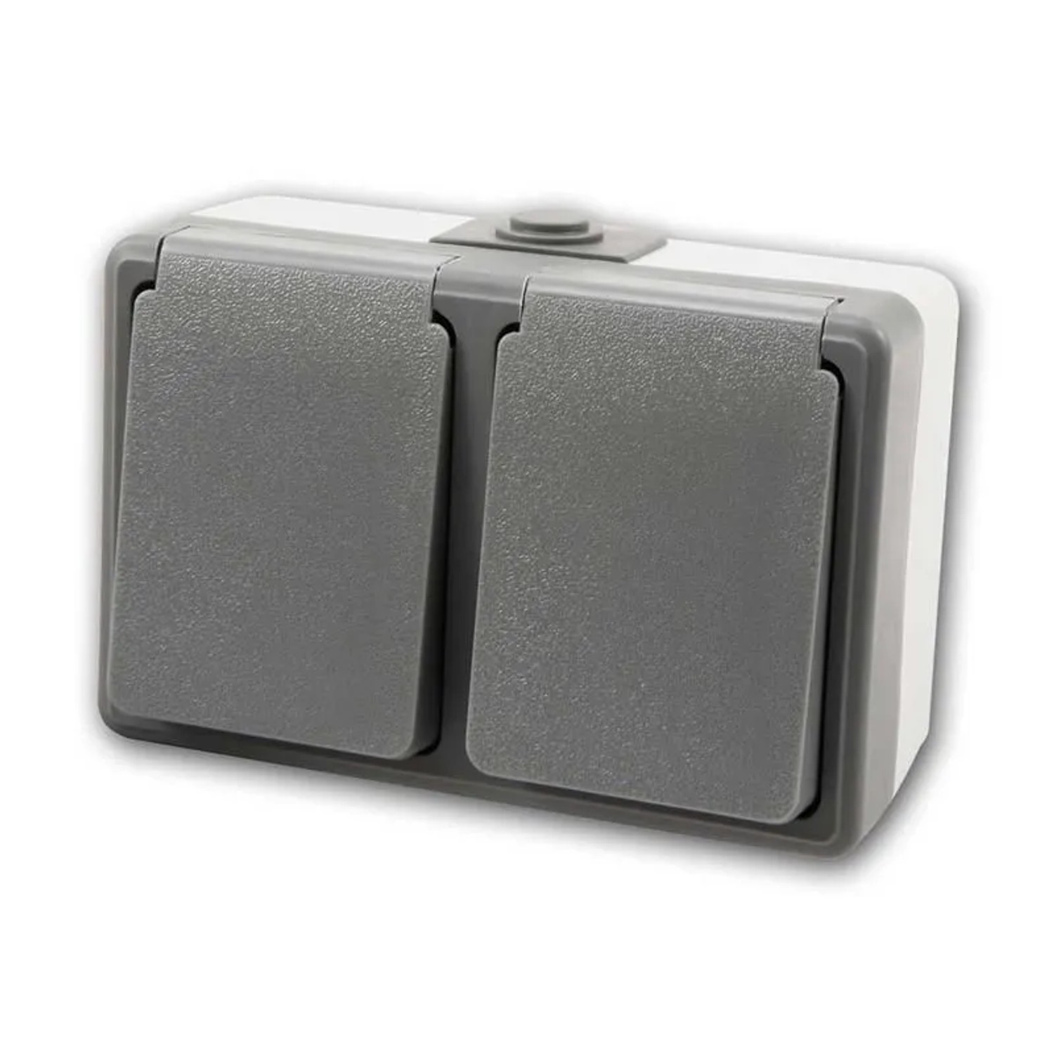 McPower Feuchtraum Doppelsteckdose SECURE 250V16A IP44