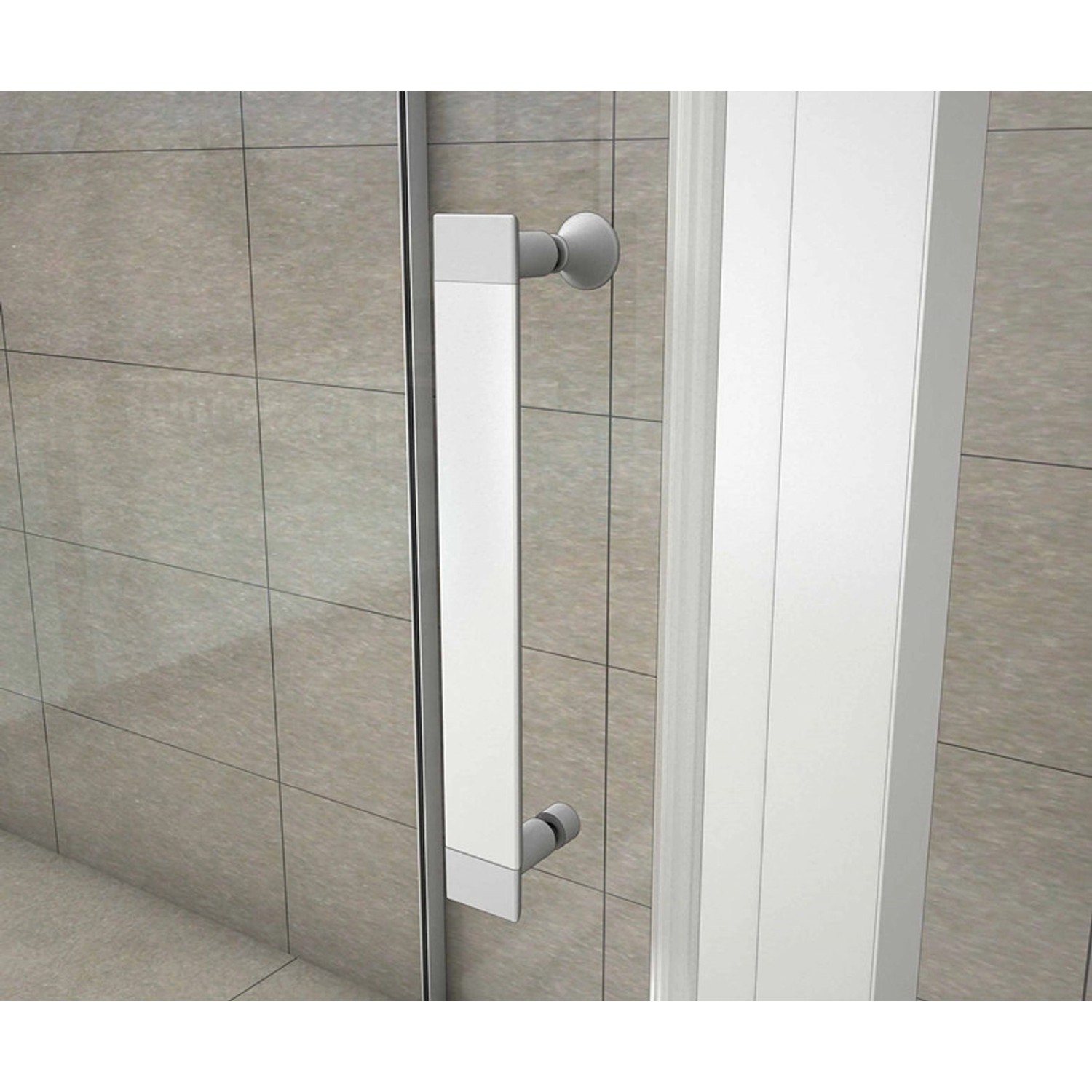 Duschparadies U-Kabine 90 x 90 x 90 cm U-Duschkabine Höhe 185cm Duschtür 5mm ESG Sicherheitsklarglas_7