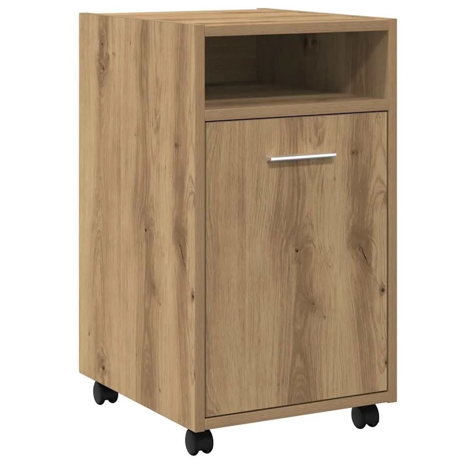 vidaXL Schrank mit Rollen Artisan-Eiche 33x38x60 cm Holzwerkstoff 856563 günstig online kaufen