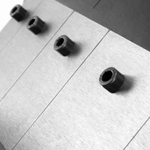 Detailaufnahme: STAHLWERK Abkantbank AB 305 ST, Schwenkbiegemaschine mit Segmenten.