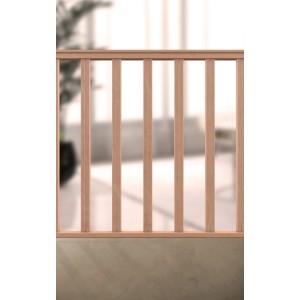 Kordo Füllset für Holzgeländer, 1,5m, Buche, zur Montage im Innenbereich.