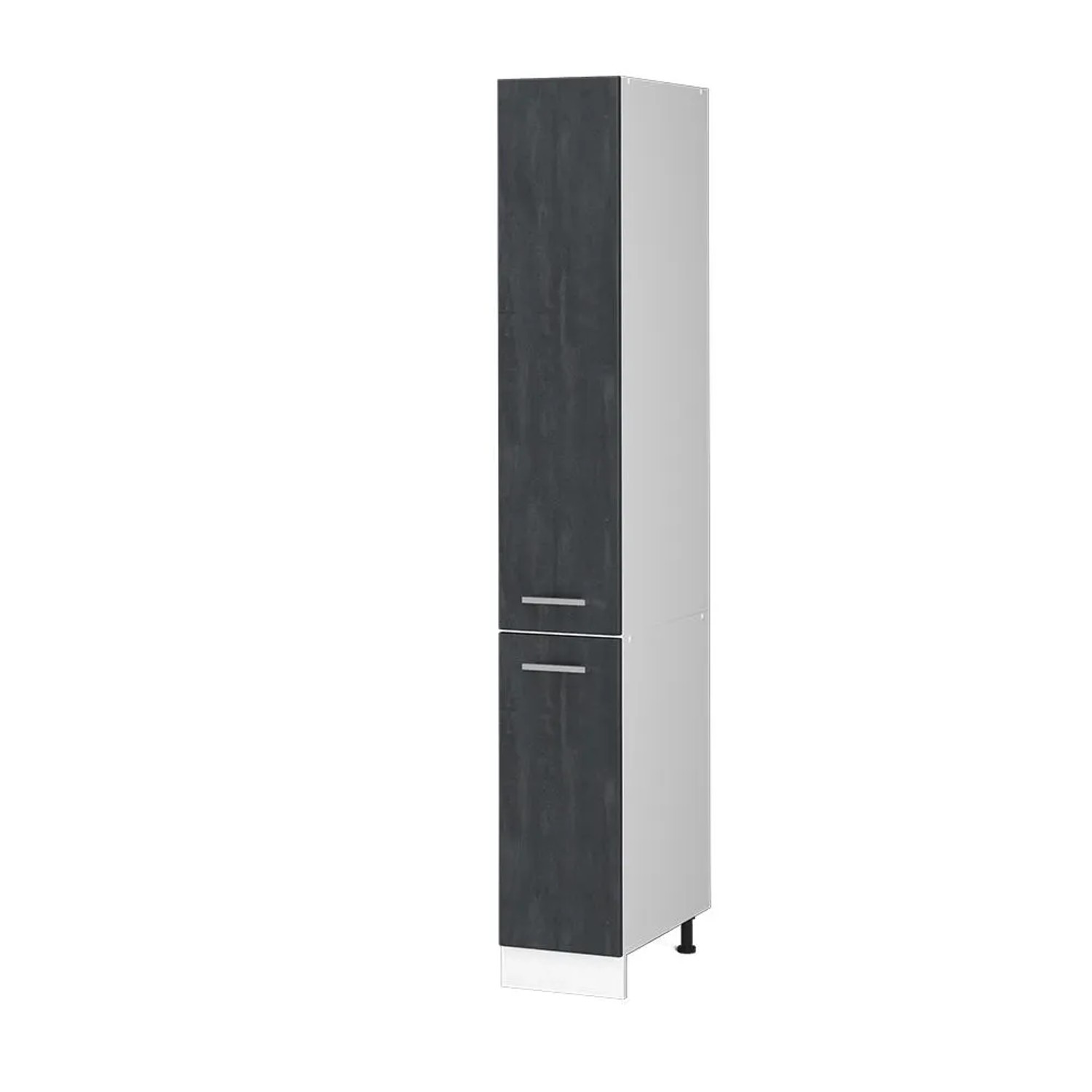 Vicco Apothekerschrank R-Line Medizinschrank für die Küche Schwarz Beton Weiß 30 cm