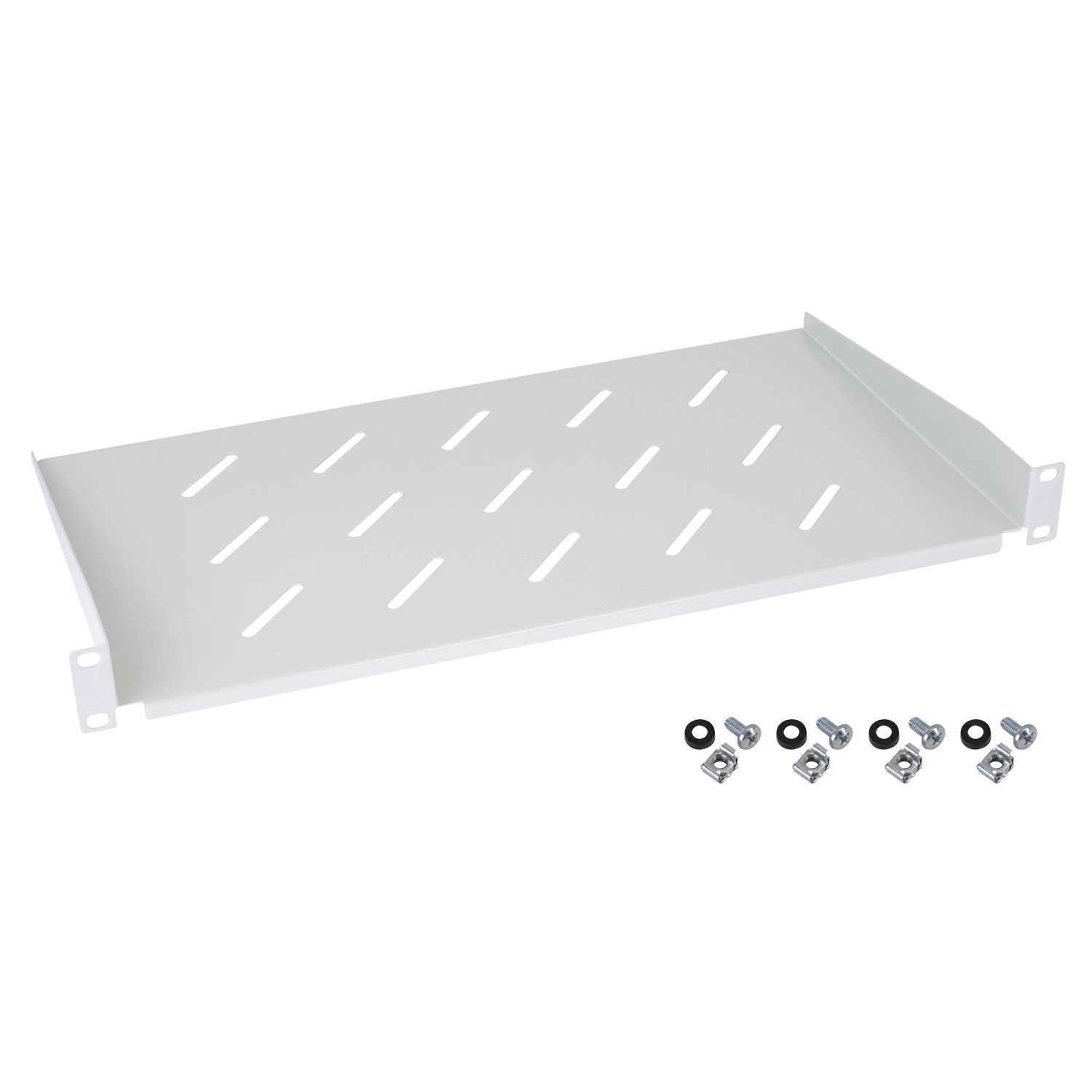 HMF 65499 Fachboden für Serverschrank  19 Zoll  1 HE  250mm Lichtgrau günstig online kaufen