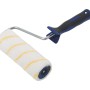 LUX Goldfaden-Farbroller 18cm mit Kurzflor und blau-schwarzem Softgriff.