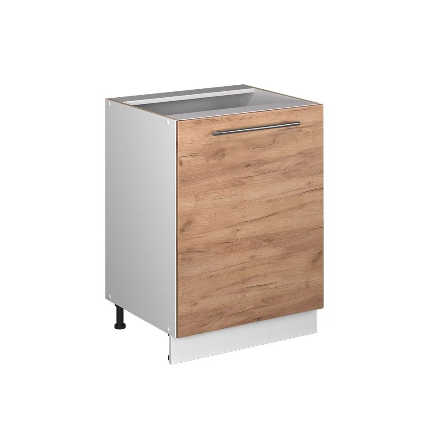 Vicco Küchenunterschrank Fame-Line Goldkraft Eiche/Weiß 60 x 82 1 Tür ohne Arbeitsplatte Art Nr 65123