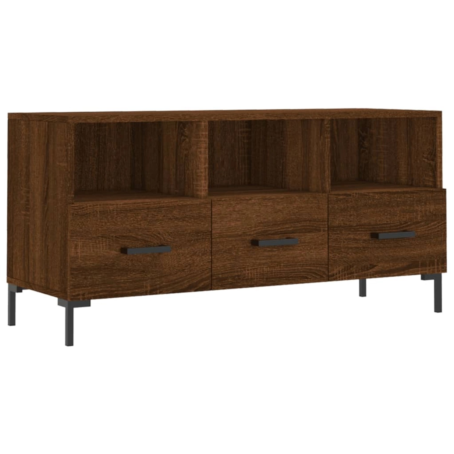 VidaXL TV-Schrank Braun Eichen-Optik 102x36x50 cm Holzwerkstoff  Modell 5 günstig online kaufen