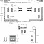 Montage-Details Doppeltor Ligno: Beschläge, Winkel, Riegel und Maße für den Aufbau des Gartentors.