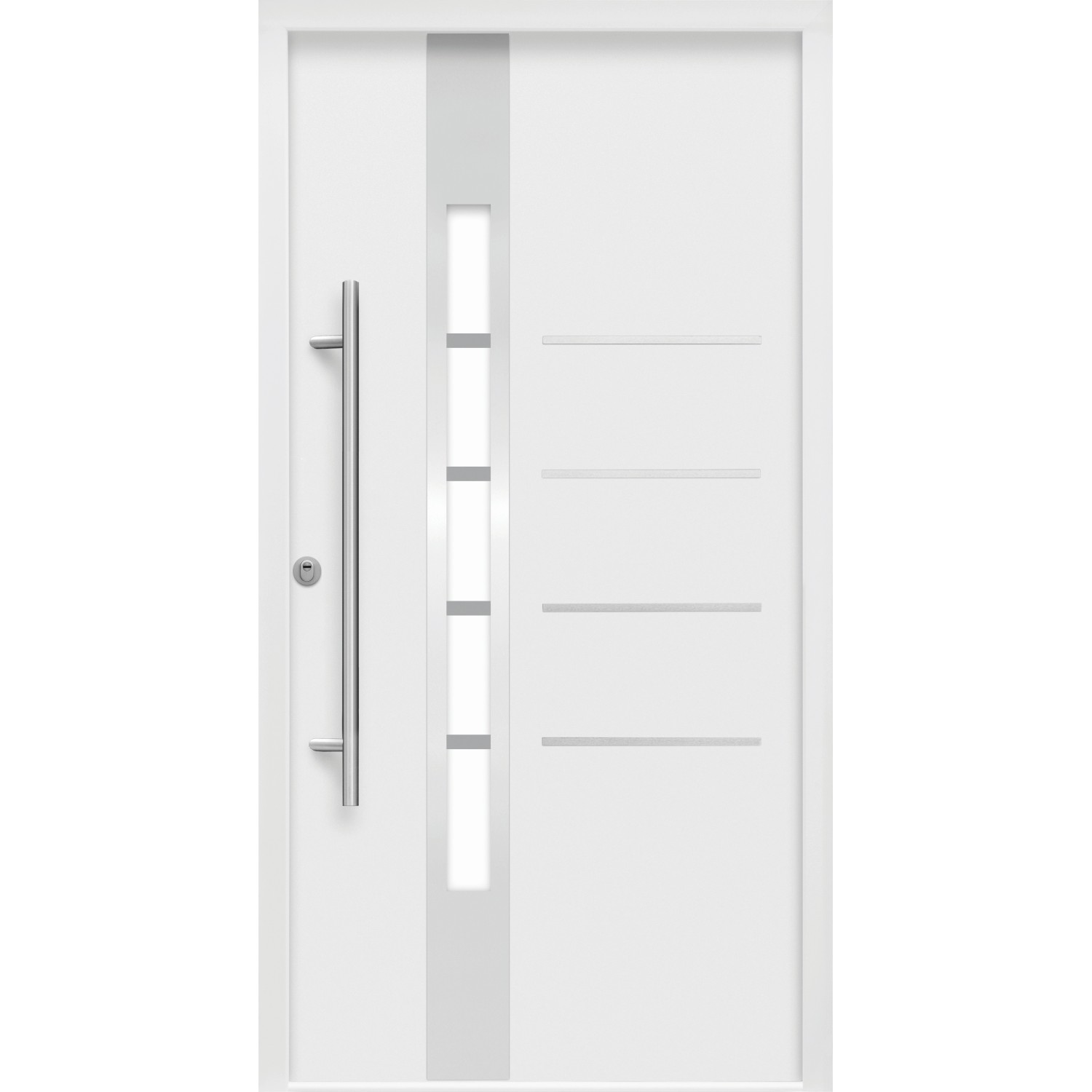 Splendoor Thermospace Haustür Berlin Prime 110x210 cm Weiß L günstig online kaufen