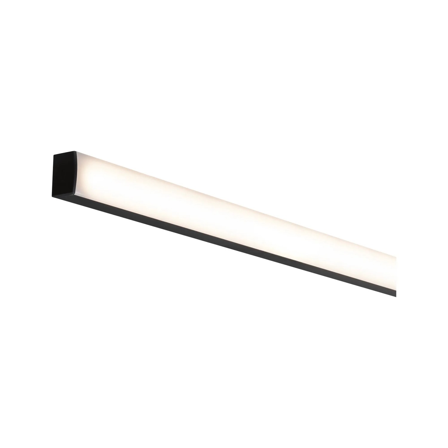 Paulmann Square Profil, 2 m, mit weißem Diffusor, eloxiert, für LED-Streifen.