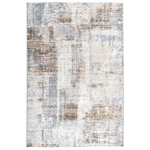 Moderner Teppich My Salsa in Taupe, 170x120cm, mit abstraktem Muster für ein stilvolles Wohnambiente.