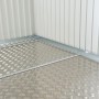 Biohort Alu-Bodenplatte für AvantGarde Gerätehaus Gr. A2, Riffelblechboden im Gartenhaus.