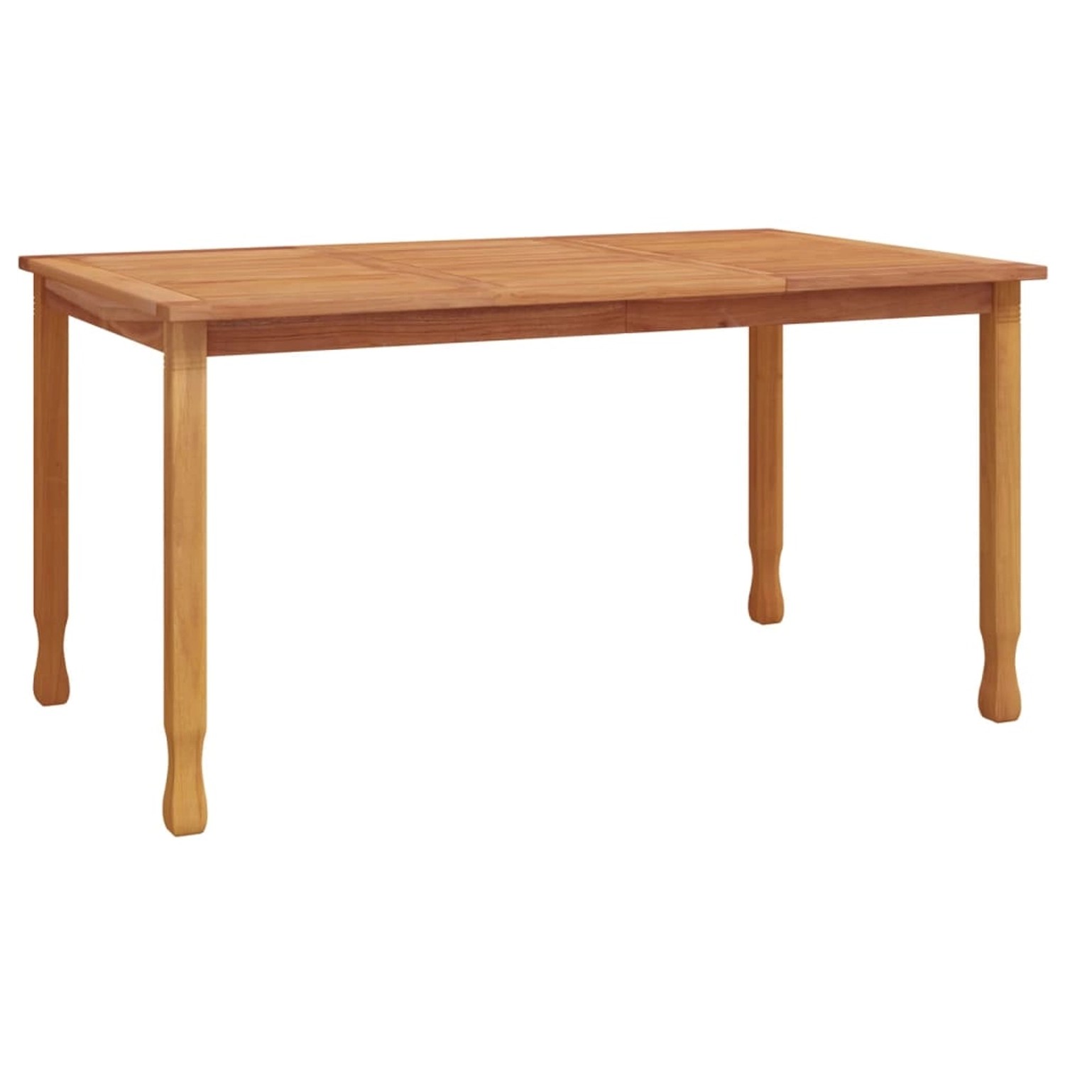 vidaXL Garten-Esstisch 150x90x75 cm Massivholz Teak 316606 günstig online kaufen