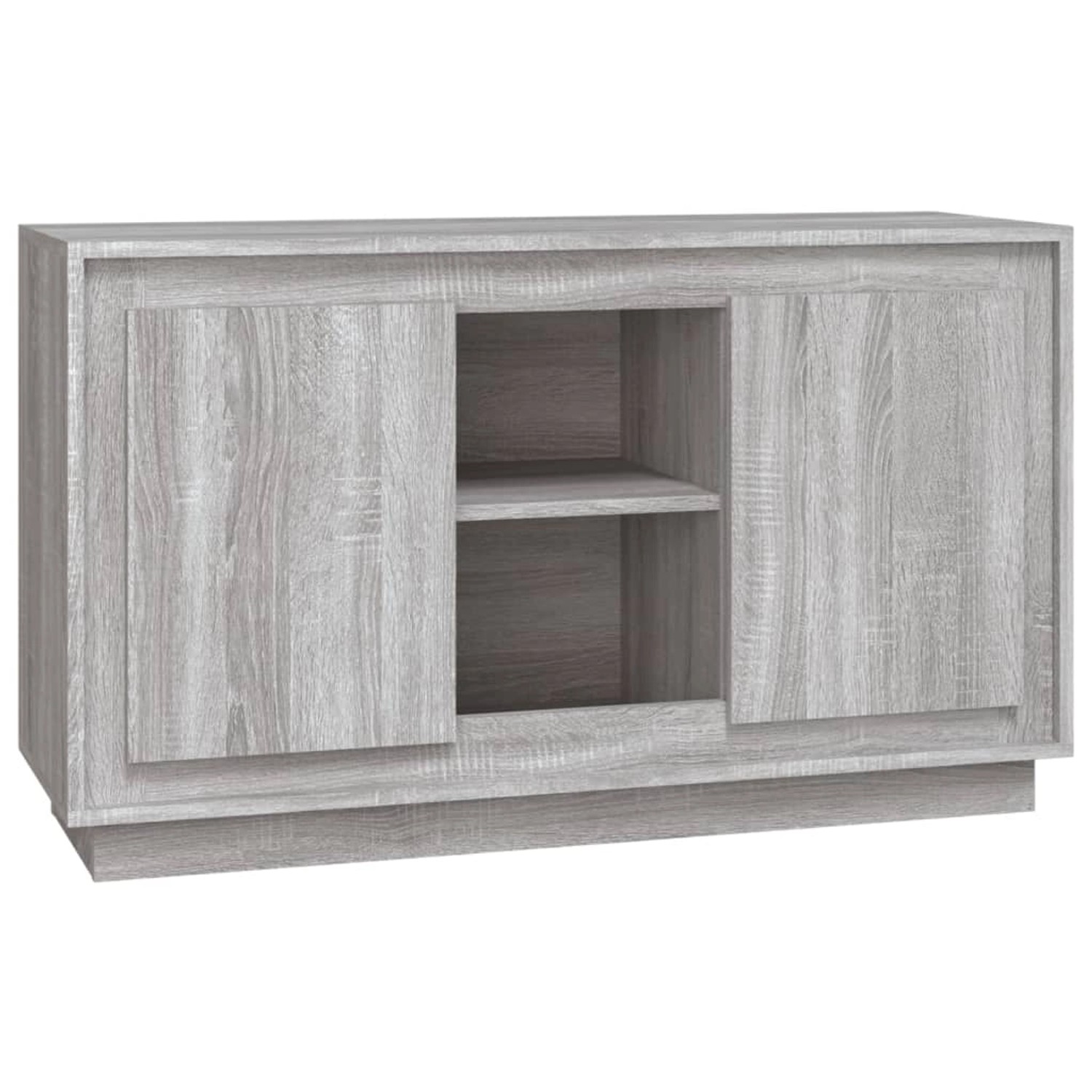 vidaXL Sideboard Grau Sonoma 102x35x60 cm Holzwerkstoff 831883