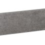 Graphit Sockelleiste für Fliessestrich, 58x19x2400 mm, mit Kabelkanal.